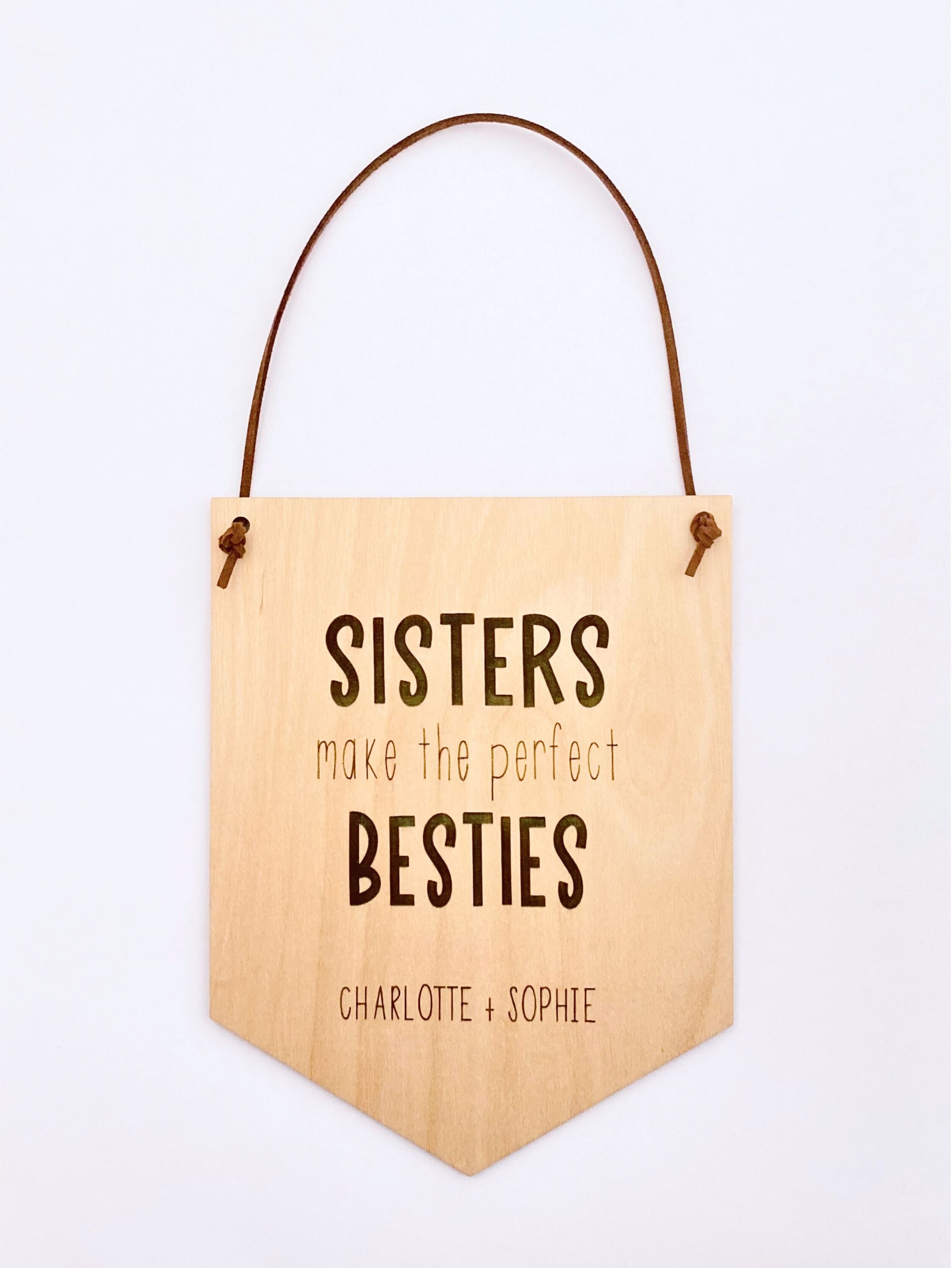 Personalised Sibling Wall Banner