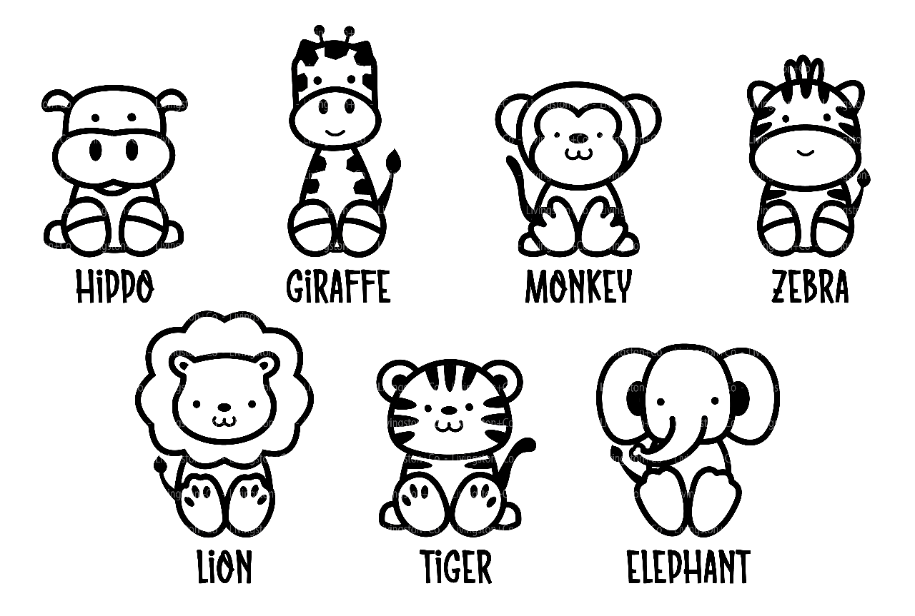 Nursery Wall Art - Safari Collection