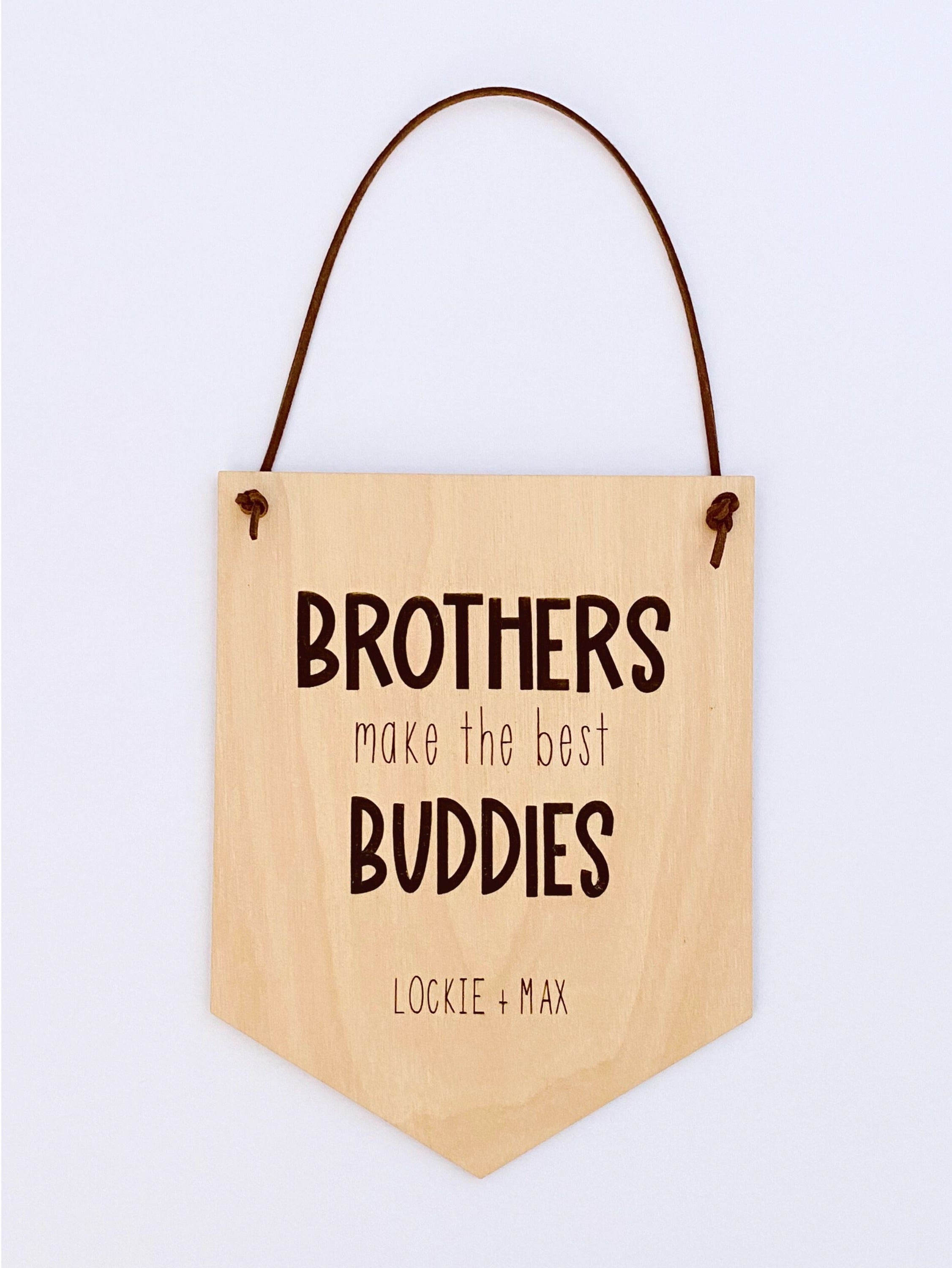 Personalised Sibling Wall Banner